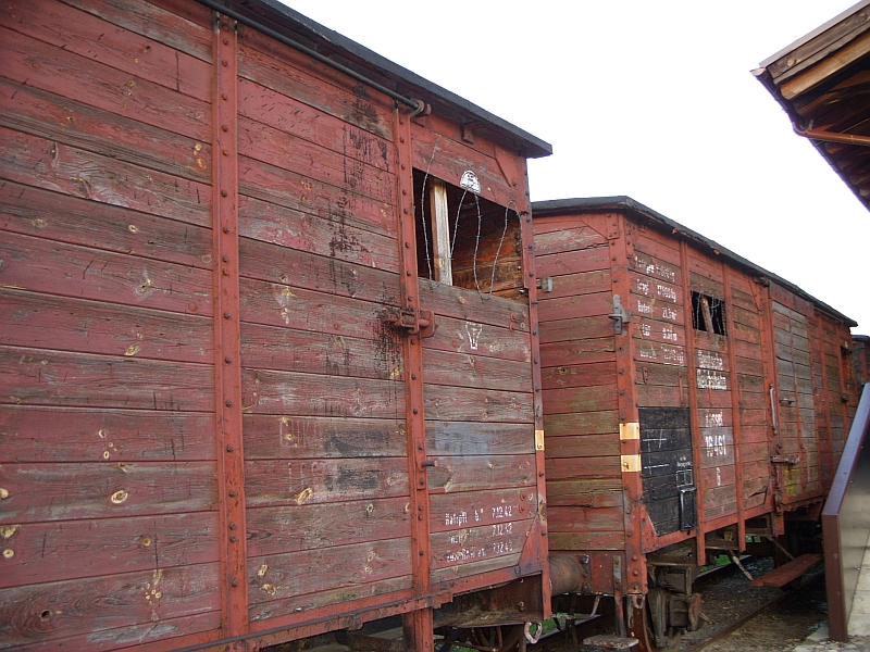 Łódź cattle cars in Radegast