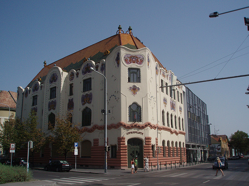 Kecskemét street corner