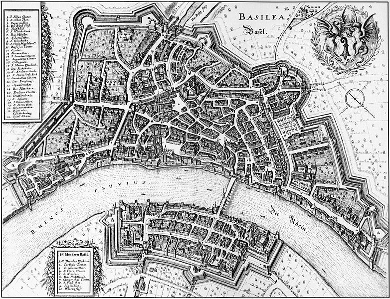 Basel map 1642