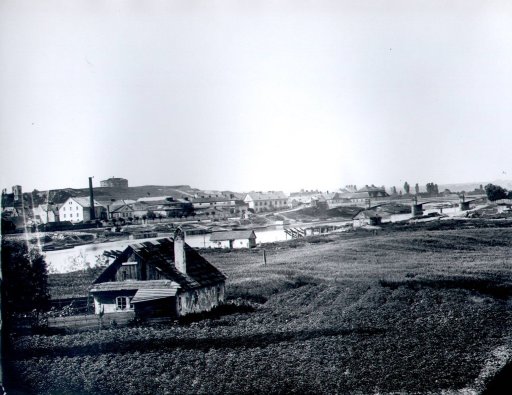 Krakow Podgórze from the left bank of the Vistula 1875